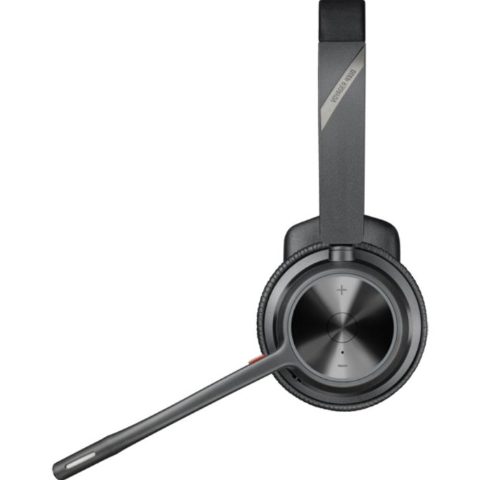 Poly Voyager 4310 Diadema Inalámbrico Bluetooth 77Y96AA con Micrófono, Base de Carga, Adaptador BT700, Negro, 24h Conversación
